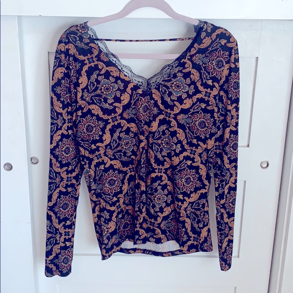 🖤 Daytrip Boho Long Sleeve Lace Top 🖤